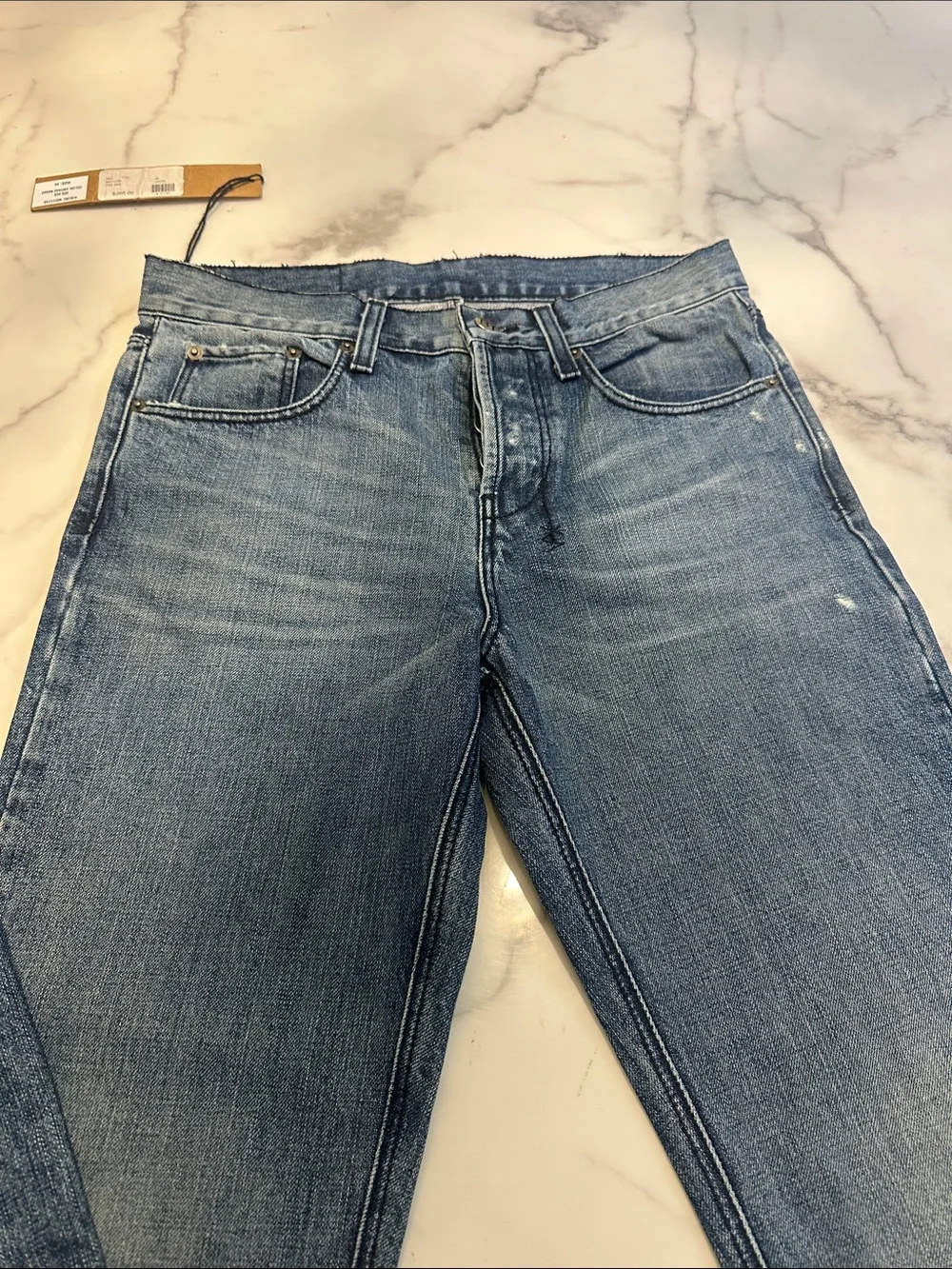 Ksubi Men’s Relaxed Jeans — Medium Blue Wash